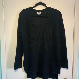Tunic length sweater